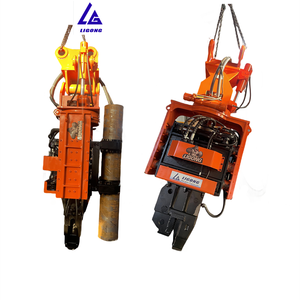 Superieure slagkracht zijdelingse klem palenram hydraulische vibrohamer veelzijdig voor ijzeren en betonnen palen - Product Image 1