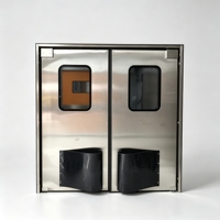 Porte industrielle à ouverture plate, design moderne, en alliage d'aluminium léger, résistant à la corrosion, certifiée CE, ignifuge 2h, idéale pour les gymnases