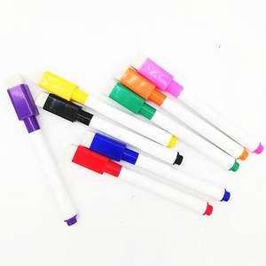 Rotuladores de pizarra multicolor de 10MM, bolígrafos de borrado en seco recargables vacíos, accesorios de papelería a granel, marcador de pizarra blanca - Product Image 2