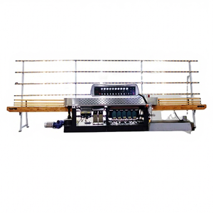 SANKEN CE PLC Motor <b>Glass</b> Straight-line Flat Bevel Multilevel Processing Polisher Edger Edging Polishing Grinding <b>Machine</b> 20KW - Product Image 1