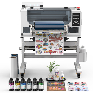 New Easy Operate 30cm UV DTF Printer 2 XP600 Heads Integrated <b>Laminator</b> Adjustable Temperature White Ink Stirring High - Product Image 1