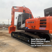 Excavadora Usada HITACHI 200 a Bajo Precio / Excavadora de Segunda Mano 200-5g 3g 210 220 240 300 en Buen Estado, Maquinaria de Construcción en Oferta