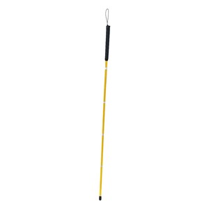 Aluminum Alloy Collapsible Walking <b>Stick</b> 4 Sections Lemon Yellow Rubber Tip For <b>Blind</b> Person Mobility Aid - Product Image 2