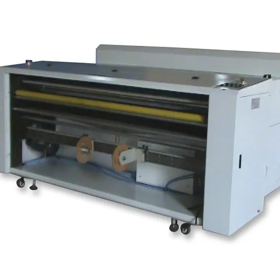 Double 100 Roll To Roll Liquid And Lamination 1600 Uv Vanishing Coating Machine For Digital Print