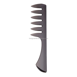 定制Logo男士造型梳子复古理发剪发梳塑料防静电宽齿油头梳子 - Product Image 5