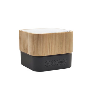 Loa Bluetooth mini nhỏ gọn bằng gỗ tre hình vuông X619, quà tặng tùy chỉnh, hỗ trợ thẻ nhớ TF - Product Image 2