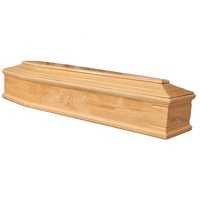 Cercueils funéraires en bois de style européen pour adultes, haute qualité, biodégradables, écologiques, couleur personnalisée, élégants, 220 litres, garantie 1 an