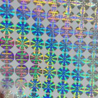 Étiquettes holographiques de sécurité avec logo personnalisé en 3D, estampage à chaud, autocollants adhésifs anti-contrefaçon pour la vente en gros