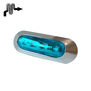 Luces de remolque ámbar, luz de marcador lateral LED de autobús de 10-30V, luces LED de 4 LEDs para camiones - Product Image 5
