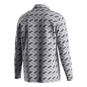 Camiseta Polo de Golf de Manga Larga para Niños, Sublimada, Casual, Blanca, de Alta Calidad, con Cierre de 1/4 - Product Image 4