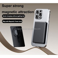 Cargador Portátil Magnético Inalámbrico de 5000mAh, Carga Rápida PD de 20W, Ultra Delgado, de Aleación de Aluminio, con Pantalla LED