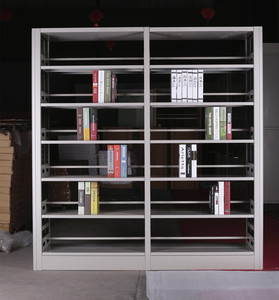 Durable Modern Design Double-Sided Steel Bookshelf Metal <b>Library</b> Furniture for School <b>Library</b> Supermarket Bookstore Living Room - Product Image 3