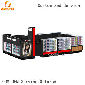 كشك عرض قابل للتخصيص وصديق للبيئة لإصلاح الهواتف المحمولة وعرض الملحقات في مراكز التسوق - Product Image 2