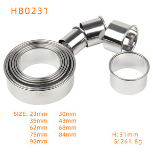 Herramientas para hornear hechas a mano de acero inoxidable, pentagrama, dientes redondos iguales, piel de bola de masa hervida, punta de <span class=keywords><strong>Pasta</strong></span> cortada, herramienta de repostería para hornear galletas - Product Image 6