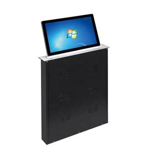 15.6 Inch <b>Computer</b> Lift Motorized Hidden Monitor Projector Ultra-thin Screen LCD Paperless Conference System JN-15.6 <b>Microphone</b> - Product Image 1