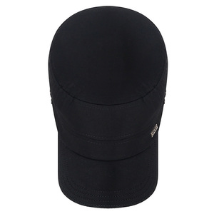 Men's Breathable Flat Top Cap Navy Blue Sport Outdoor Casual Hat With Sunscreen Feature For Adults - Product Image 4