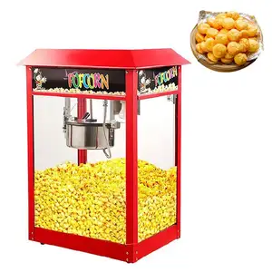American spherical large popcorn machine pot Commercial automatic  hand-cranked popcorn machine Spherical popcorn machine