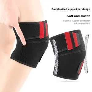 Ginocchiera con stabilizzatori laterali supporto per il <span class=keywords><strong>dolore</strong></span> al <span class=keywords><strong>ginocchio</strong></span> per uomo e donna supporto di compressione regolabile - Product Image 3