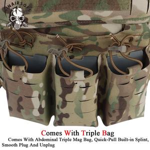 เสื้อเกราะกันกระสุน Tactical FCPC V5 แบบถอดเร็ว พร้อมช่องใส่แม็กกาซีนด้านหน้าและซิปด้านหลัง - Product Image 5