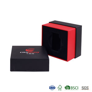 Cajas de regalo de papel de cartón con base superior rígida pequeña de gama alta con logotipo personalizado de alta calidad embalaje de <span class=keywords><strong>reloj</strong></span> con tapa - Product Image 4