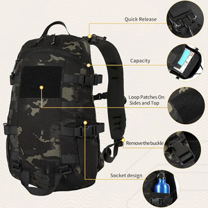 ARTEX Large <b>20L</b> Tactical Molle Assault <b>Backpack</b> Waterproof Outdoor Rucksack for Hiking Camping Mountaineering - Product Image 5