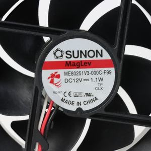 Ventilador Axial de Refrigeración SUNON ME80251V3-000C-F99 Eléctrico OEM/ODM 80x80x25mm 12VDC 1.1W con Rodamiento Vapo para Gabinetes e Inversores - Product Image 6