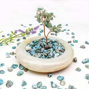 Vente en gros de copeaux de larimar en pierre brute naturelle pierre de guérison Larimar brut <span class=keywords><strong>gravier</strong></span> pierre de cristal de quartz à vendre - Product Image 6