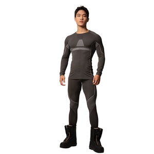 Custom Men's Seamless Underwear Set Bamboo Charcoal Anti-Odor Long Johns Undershirts Seamless Skiing Thermal <strong>Base</strong> <strong>Layer</strong> for Men - Product Image 4
