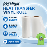 Film de transfert thermique DTF pour vêtements (matériau PET) avec impression par transfert d'eau et design personnalisé