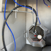 Machine de sablage humide, petite machine de sablage automatique pour la production en série de petites pièces métalliques de précision