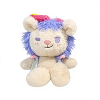 Peluche Lion Bubi de Zhuoqu Snack Shop, jouet en peluche, coussin, cadeau d'anniversaire, polyester, 14 ans et plus