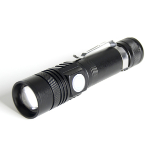 LUCKKY Three-Eyed Monster Mini Flash Super Power Flashlight, LED Torch Rechargeable, Waterproof, USB Tactical Flashlight, 5 Modes, Mini COB Torch With Clip For Camping Hiking Emergency (Black