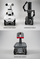 Châssis à chenilles en caoutchouc robuste pour robots humanoïdes AGI, robots industriels, robots logistiques et bras robotiques industriels AMR