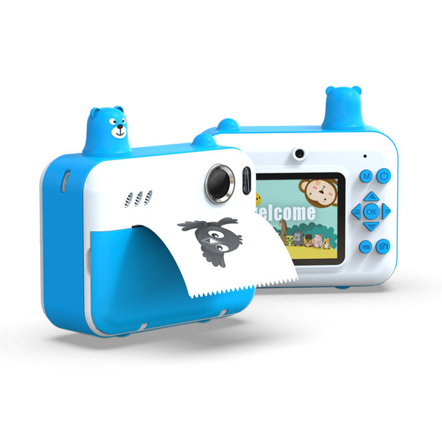 Kids Camera Instant Print 2.5K Digital Video Instant Print Camera for Kids Christmas Birthday Gifts Selfie Toddler Cameras