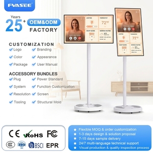 27-Inch Wireless <b>Portable</b> <b>TV</b> High Rechargeable Capacitive Conference Adjustable Full Family LED 60Hz for Video Learning Hot 60hz - Product Image 1