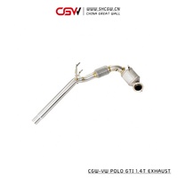 Soupapes d'admission et d'échappement haute performance tuyau de descente de silencieux pour VW Polo GTI 1.4T année 2012