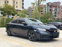Civic 2021 d'occasion, conduite à gauche, automatique, berline turbo, toit ouvrant panoramique, feux diurnes LED, émission Euro V, essence 4L, écran tactile