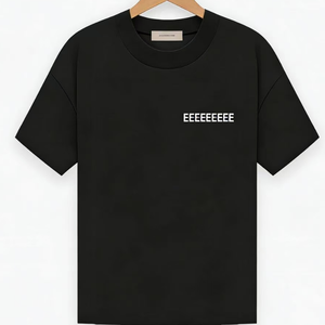 T-shirt da uomo Fear, top di gamma, casual streetwear, all'ingrosso, 275GSM, pesante, 100% cotone, lavato, personalizzabile - Product Image 1