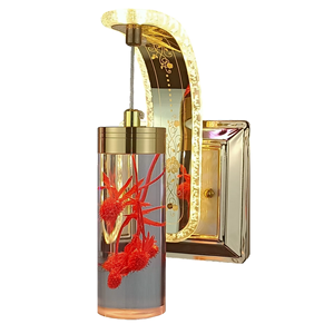 Hiện Đại Tường Nhỏ Ánh Sáng Đèn Nhà Máy Bán Buôn Bán Hot Thiết Kế Mới Hoa Khô Acrylic Tường Khung Đèn LED Nguồn - Product Image 6