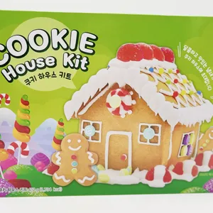 Wholesale Kids Decorated Cookie House Kit For Home Baking DIY Cookie Decorating Kit For Kids And Biscuits