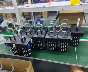 9 3D ma trận <span class=keywords><strong>pixel</strong></span> Ngô dẫn đèn màu xanh lá cây/đỏ/xanh phát ra bức màn đèn tường Nhôm đèn nền cho công viên chủ đề - Product Image 2