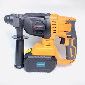Marteau perforateur sans fil au lithium, perceuse à percussion sans balais, marteau rotatif de démolition léger rechargeable, orange LQ01, services OEM - Product Image 6