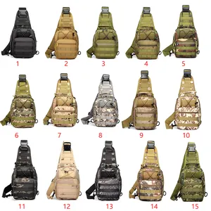 Mountaineering Waterproof Everyday Carry Logo personalizzato Admin Fabric Camouflage Sling Tactical Assault Sling Bag