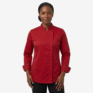Chef Uniform Design 100% Cotton <b>Long</b> <b>Sleeve</b> Breathable Kitchen Wear Custom Style OEM Manufacturer Bulk Supply - Product Image 1