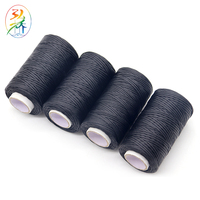 Fil ciré en polyester 100% 0,5 mm pour la couture à la main, le tricot et la fabrication de bijoux - Corde à haute ténacité