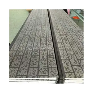 16mm Lightweight Exterior Wall Cladding Faux Brick PU Foam Panel B1 Fireproof Polyurethane Foam Siding Board