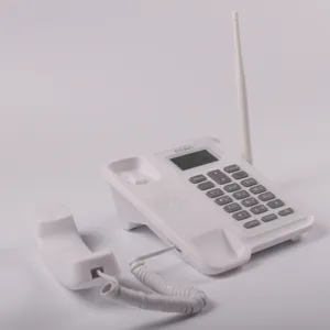 เครื่อง ZT1500โทรศัพท์2G ตั้งโต๊ะไร้สาย GSM โทรศัพท์2G + โทรศัพท์บ้านสำหรับธุรกิจสองซิมสแตนด์บายคู่