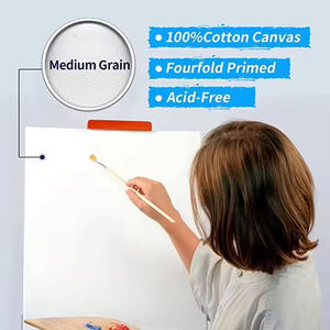 Wholesale Fine Art Supplies Custom Size 100% Pure Cotton Triple Primed Blank Artist Stretched <b>Framed</b> Canvas <b>for</b> Painting - Product Image 5