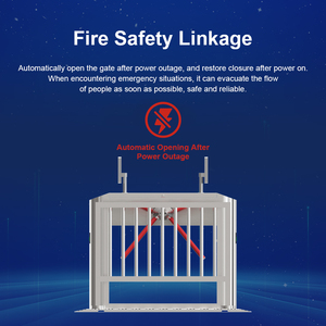 Công nghiệp cấp Tripod turnstile với thông minh kiểm soát truy cập hệ thống chống-tailgating & lửa an toàn liên kết cho văn phòng/phòng tập thể dục/tàu điện ngầm - Product Image 4