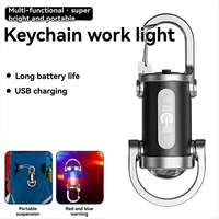 Benutzerdefiniertes Logo Großhandel Mini Tragbare Schlüsselanhänger-Taschenlampe Outdoor Camping Notbeleuchtung